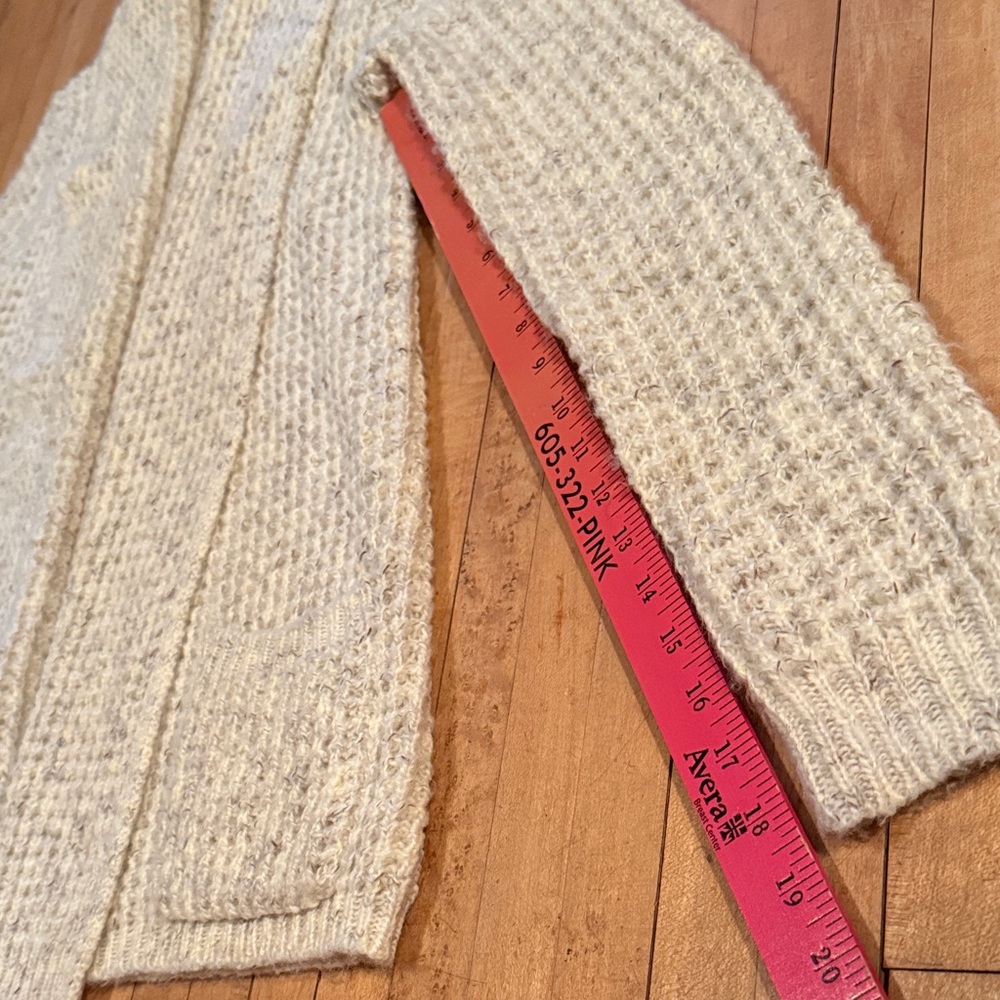 Merona Cream waffle Knit Sweater - Picture 3 of 3